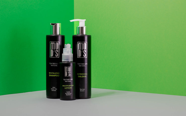 Tea Tree - Purifying and Soothing Scalp Shampoo Balsam Lotion for Seasonal Hair Loss and Itchy Scalp