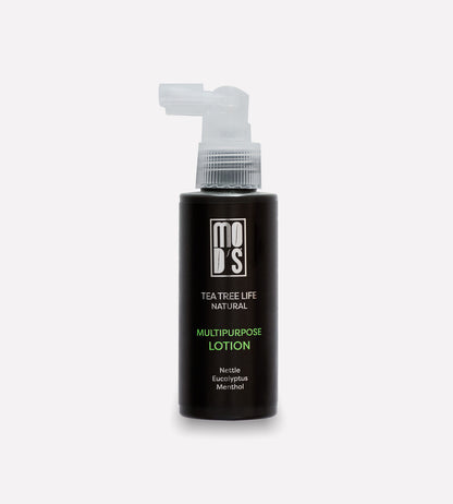 Loción de Árbol de Té - Loción purificante y calmante en spray para pérdida estacional de cabello y picazón en el cuero cabelludo
