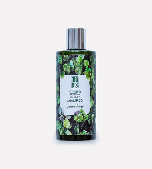 Bio Energy hair loss shampoo - Organic lemon, ginger & cinnamon energizing shampoo